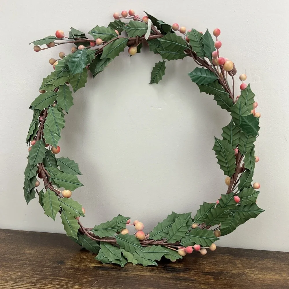 Harvest Wreath Cranberry Thanksgiving 12 In by Jim Marvins Collection